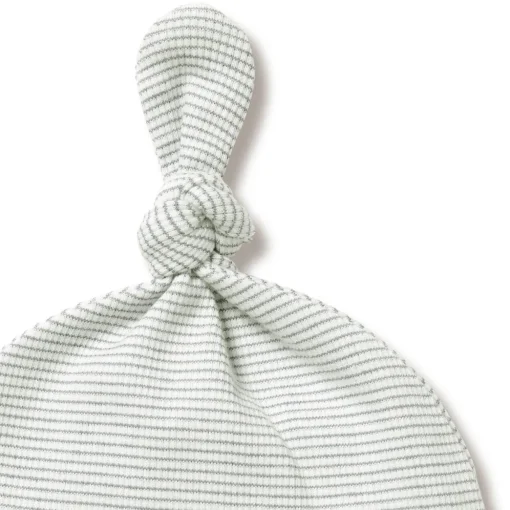 Wilson & Frenchy Organic Stripe Rib Knot Hat