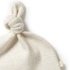 Wilson & Frenchy Organic Stripe Rib Knot Hat